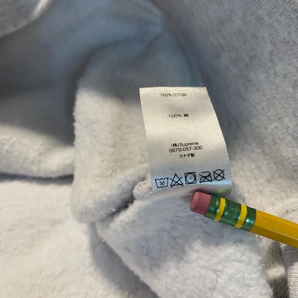 SOLD off platform- Supreme Anti Hooded Sweatshirt Ash Grey - Picture 9 of 9